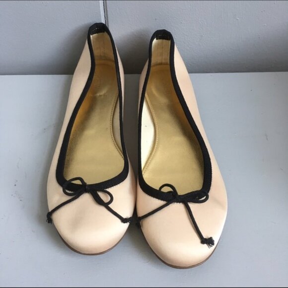 Vintage J.Crew Ballet Flats - Light Pink Satin, Size 8 - Picture 3 of 5